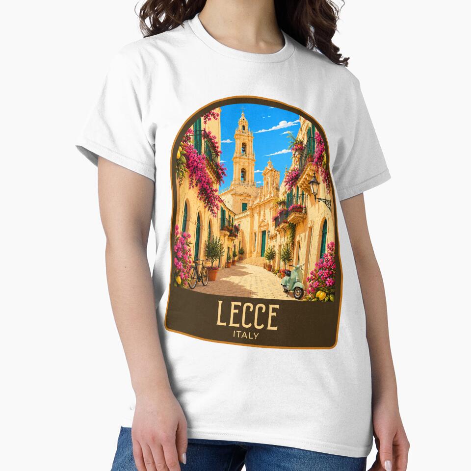 Lecce Vintage Travel Illustration by HomeLivingCo