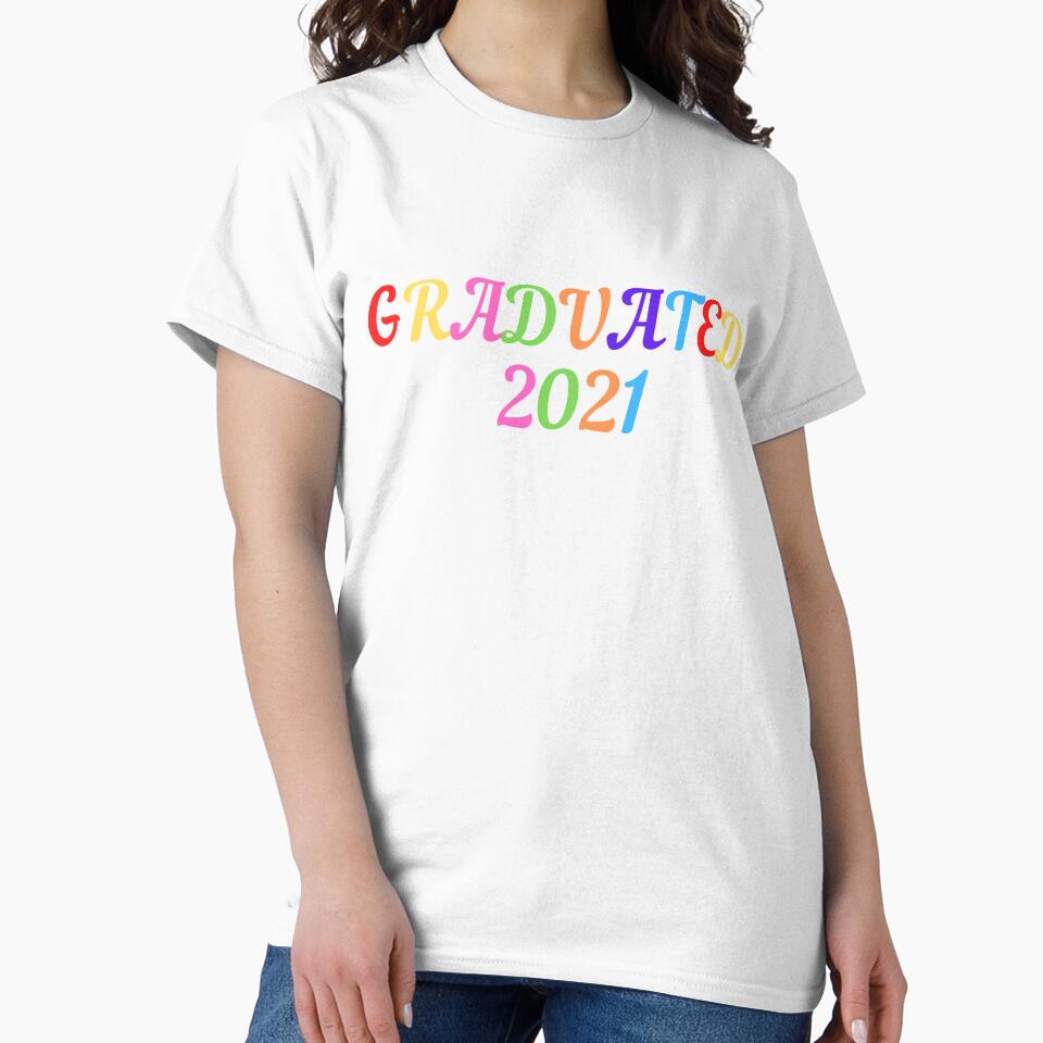 Graduated 2021, Graduation celebration, Graduation gift by PinkArtDesigns
