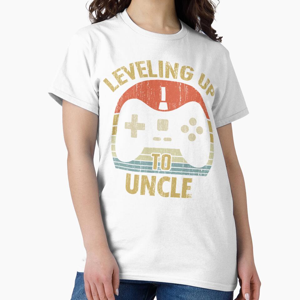 Leveling Up To Uncle - Gift For Uncle Video Gamer by nana1099