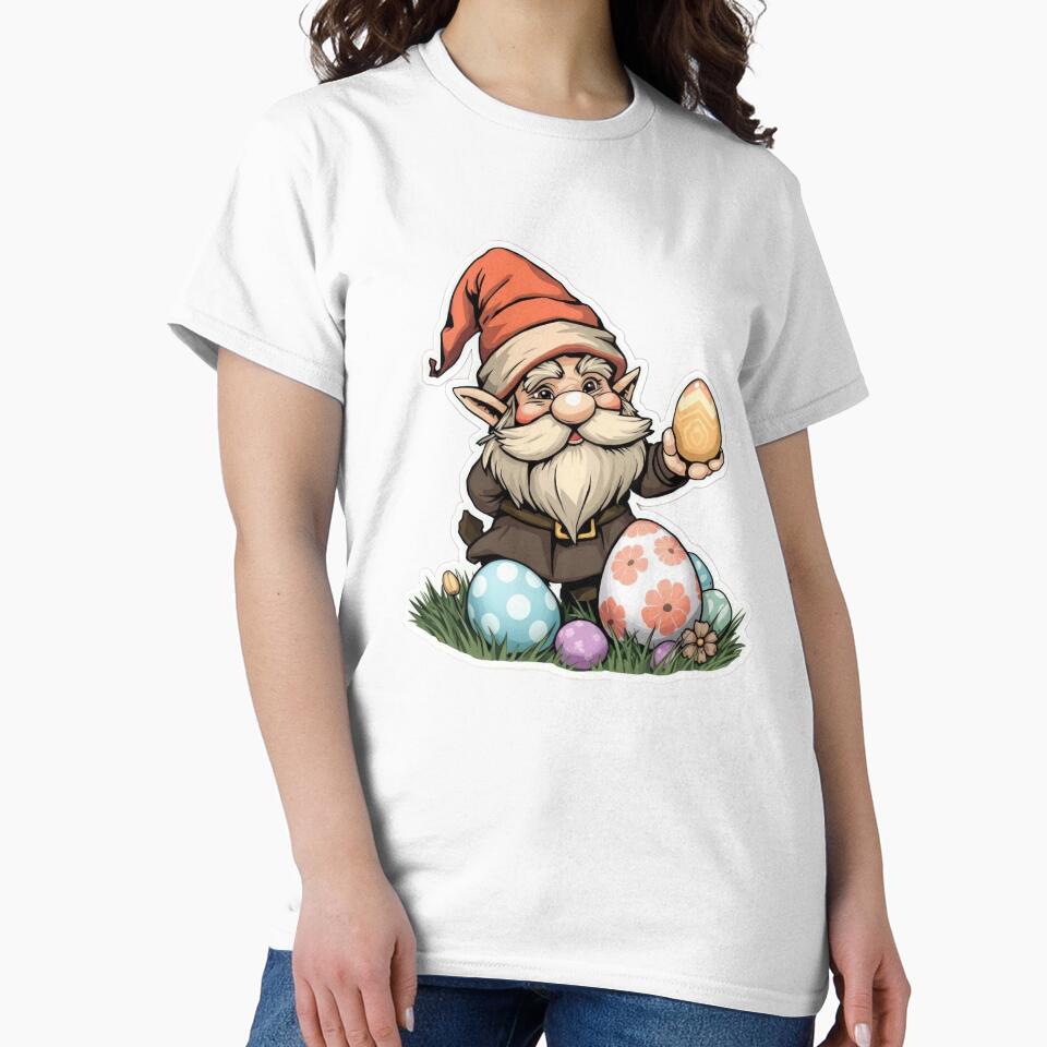 easter with dwarf eggs Sticker,funny easter,Happy Easter,Easter Day,easter illustration by Expressions-Sel