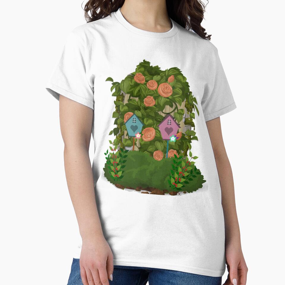 Spring Floral Bird House by GraphicsClub