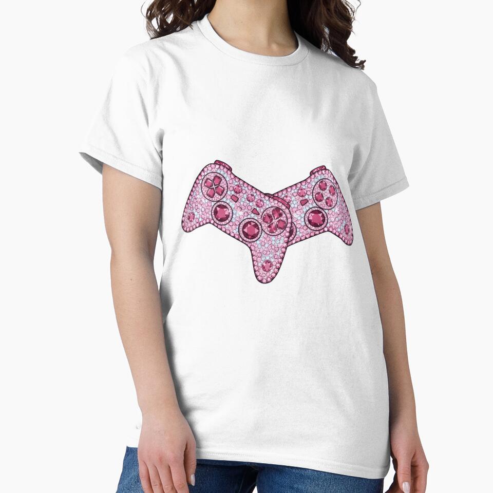 Pink Gaming Controller Valentine Gamer Valentines by KroghDs