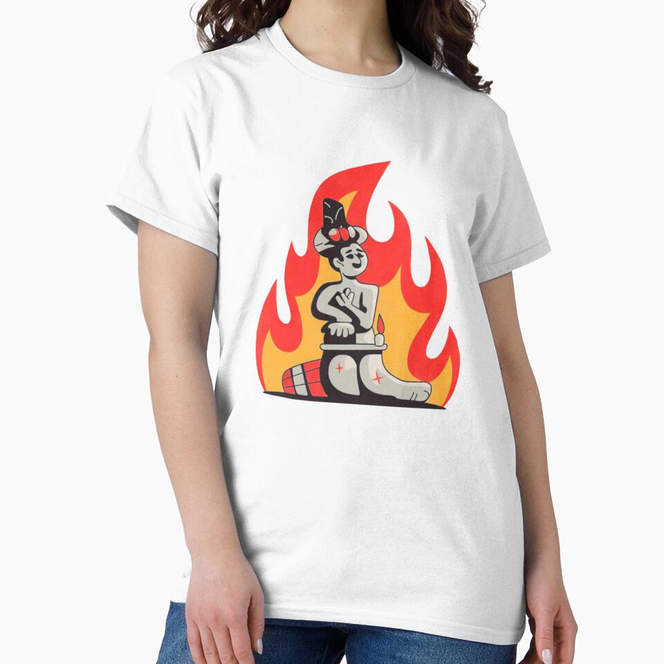 Spanish Fire Festival Las Fallas Folk Illustration by YounexxART