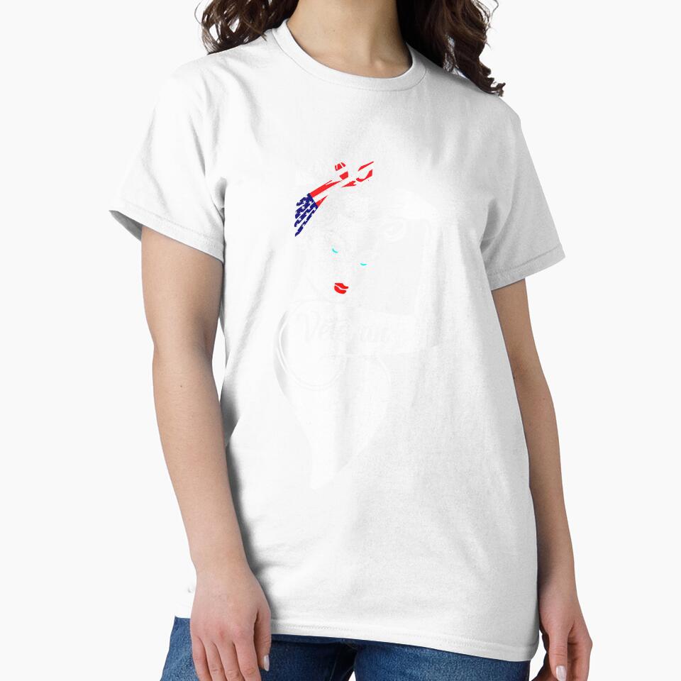 The Woman Veteran Gift Strong Girl Mom Veteran 4th Of July by caral8