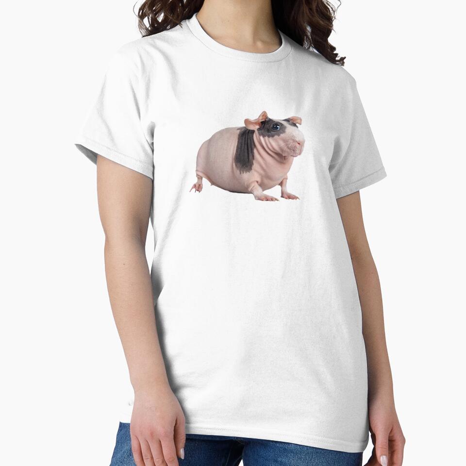 Naked guinea pig / skinny pig by Carramello