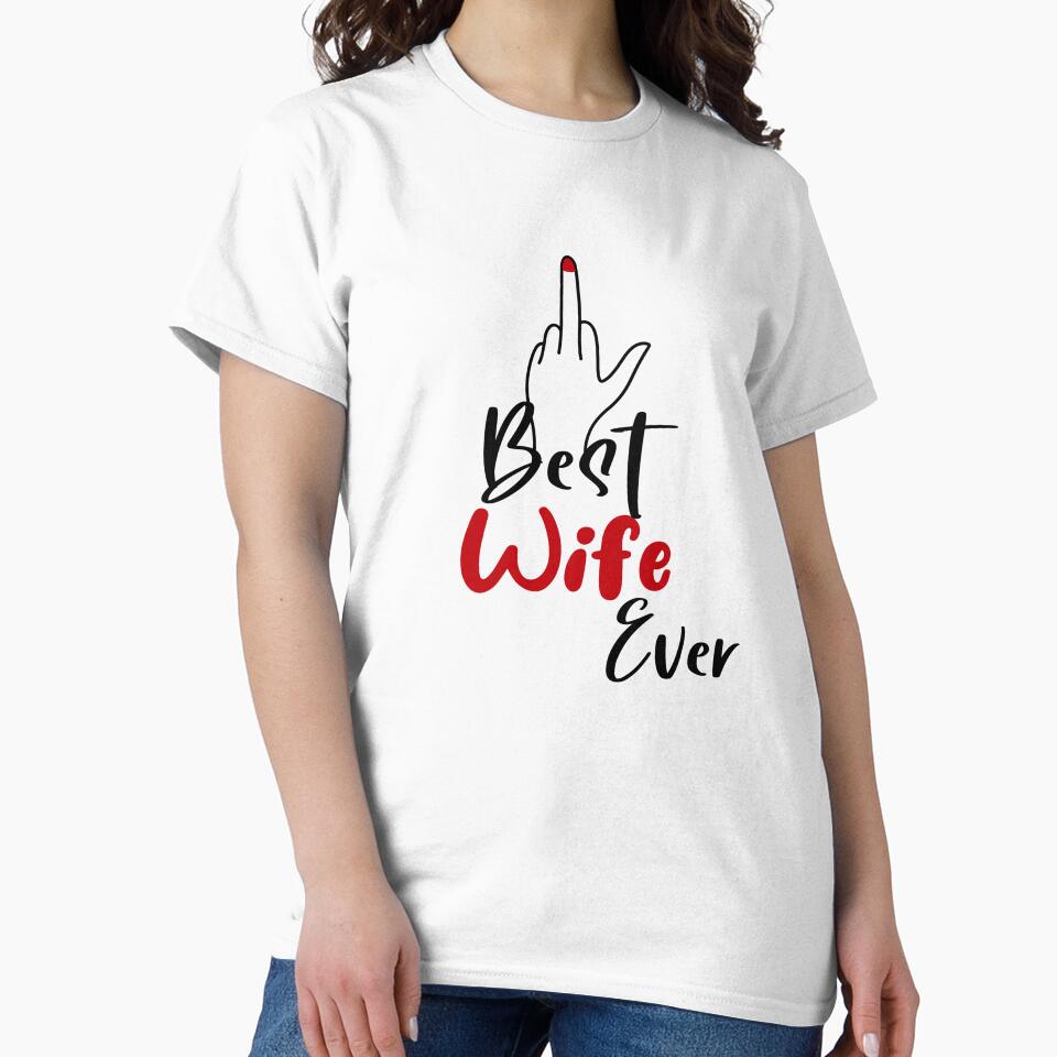 Best Wife Finger Mug With Middle Finger Mothers Day Birthday Funny Wife by EasyPrintGift