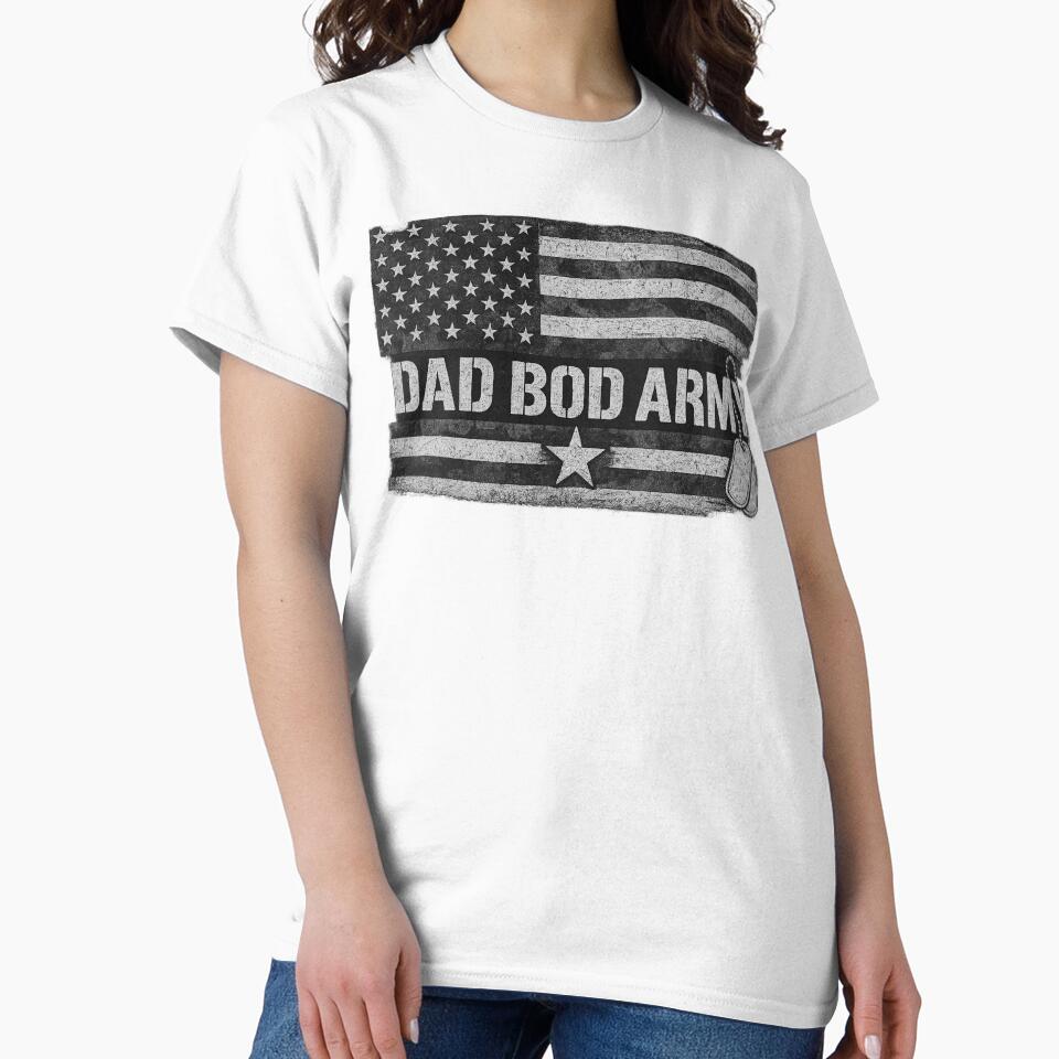 Dad Bod Army – Funny Dad Graphic by Threadfellas702