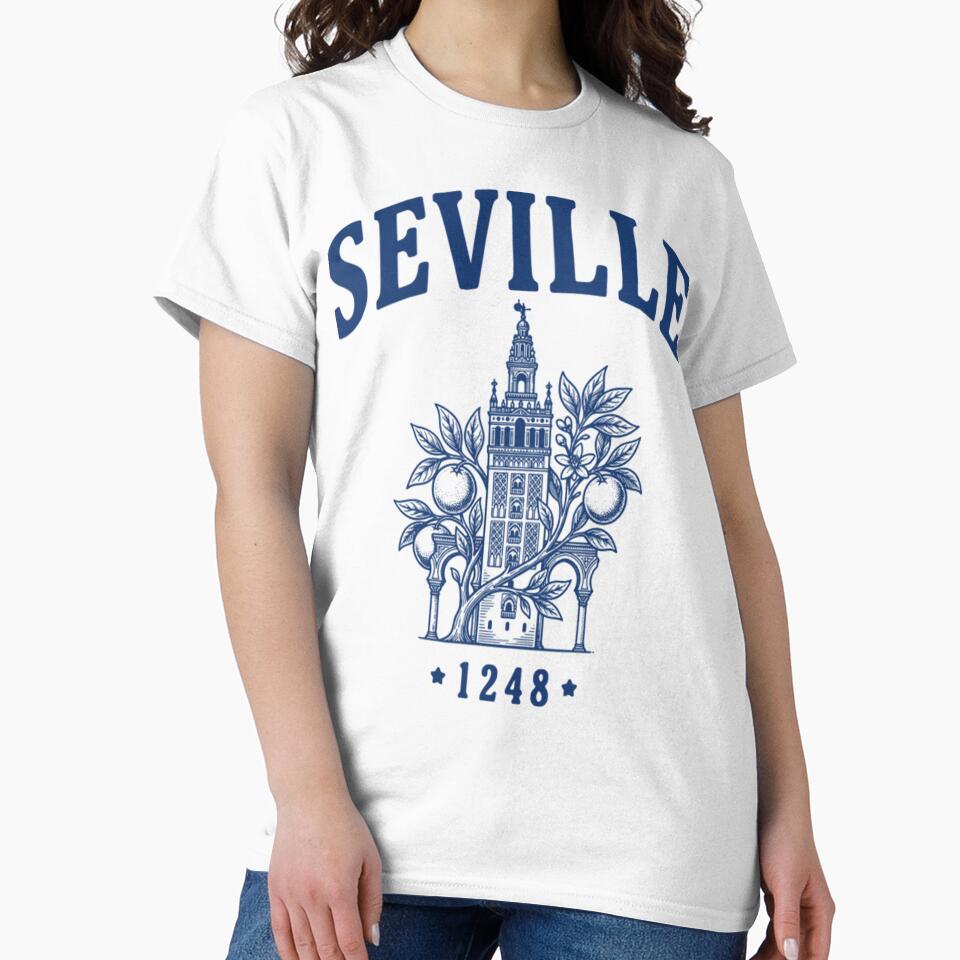 Seville Spain Vintage Giralda Tower & Orange Blossom Heritage by Anomaneal