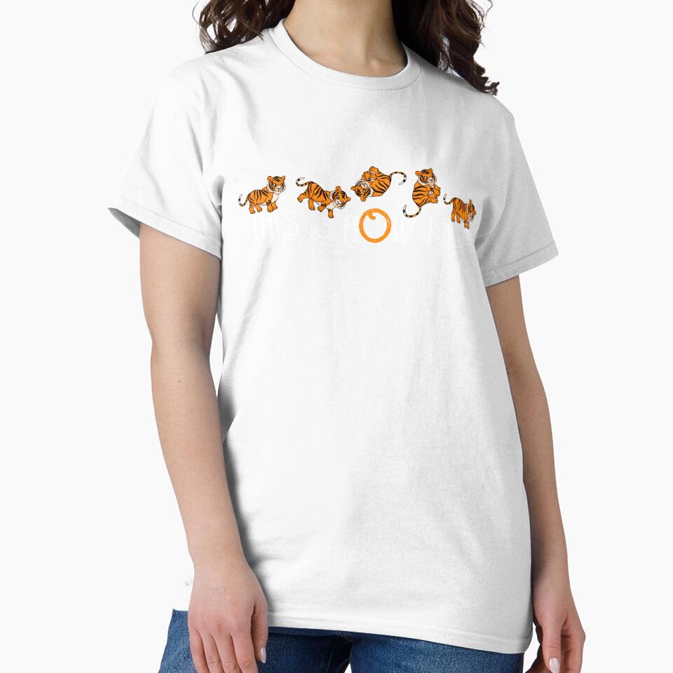 Tiger Lover Kids This Is How I Roll Tiger by DSWShirts