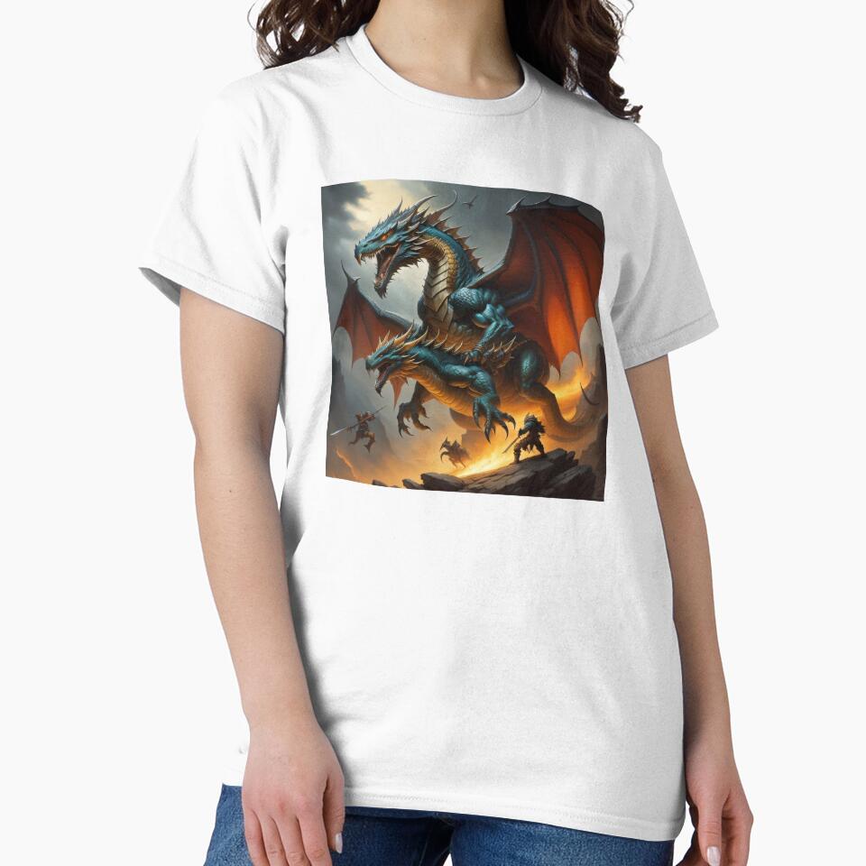 Dragon Riding A Dragon by Itsheartshop