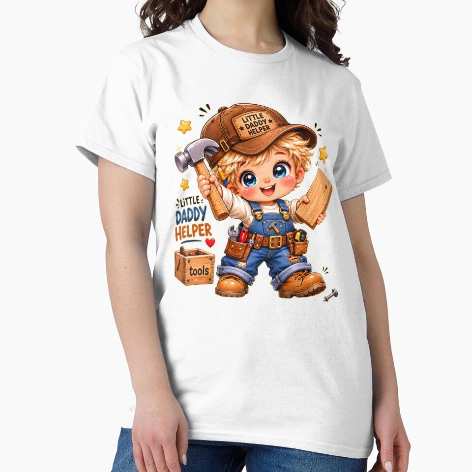 Little Daddy Helper Carpenter, Kids Carpenter Design by HiPatti