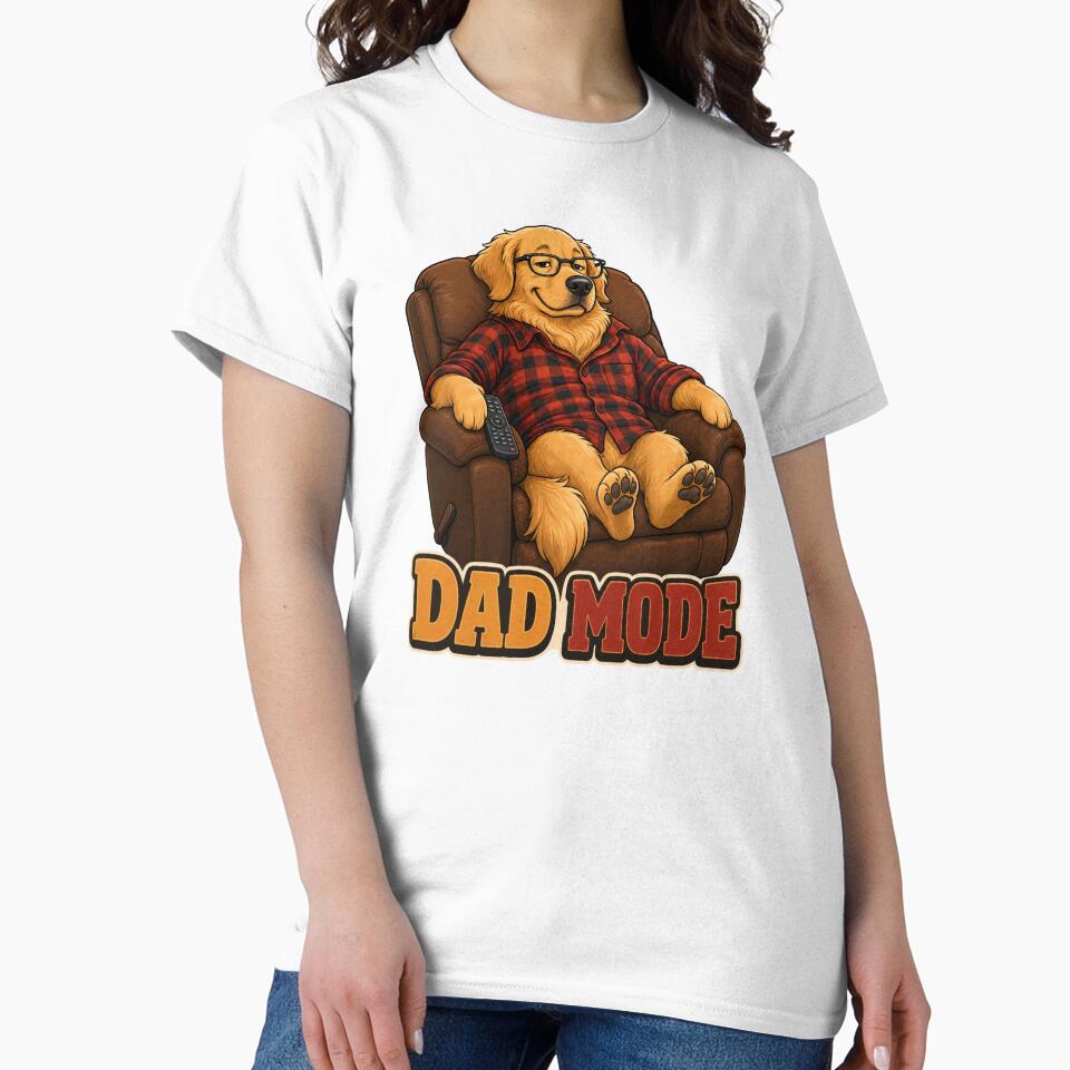 Golden Retriever Dad Mode by zoughlal