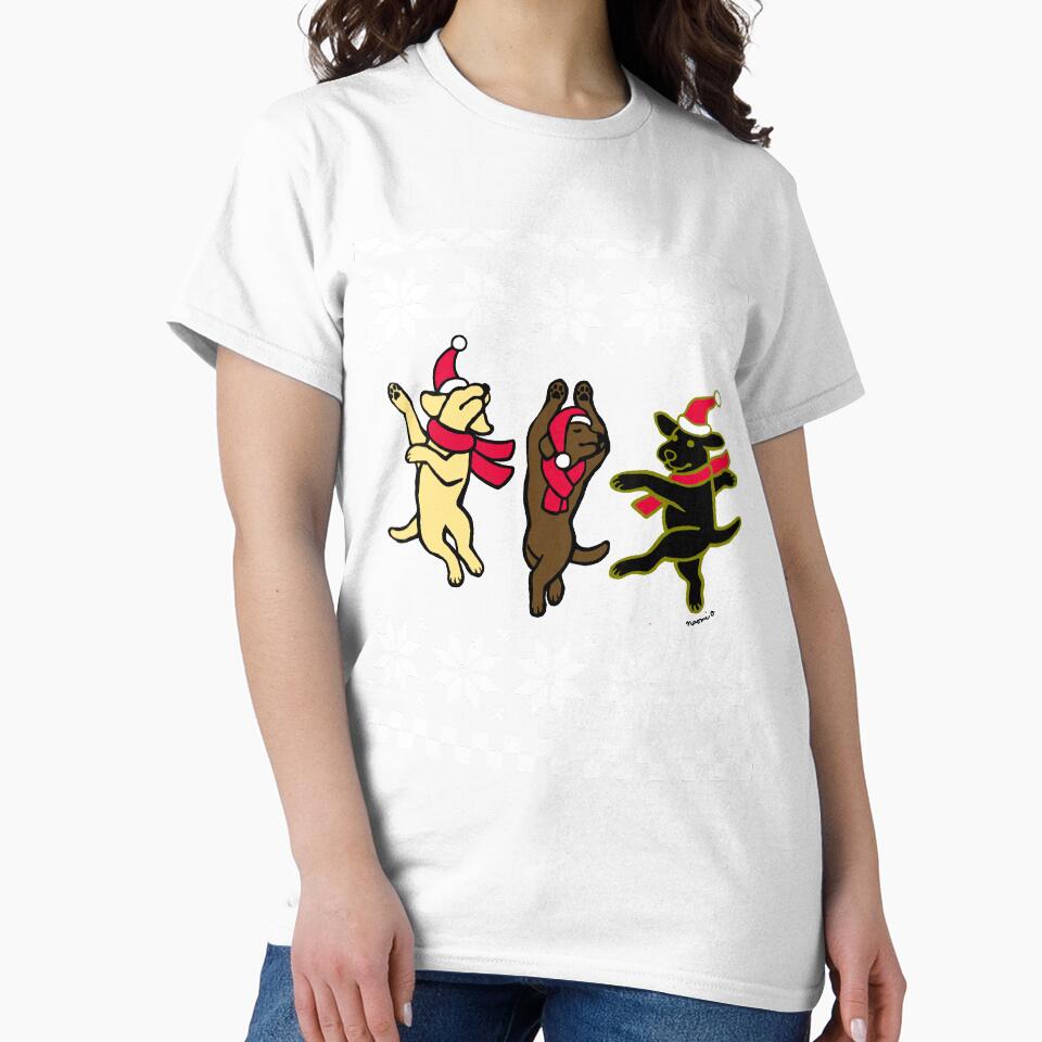 Happy Dancing Labradors Christmas by HappyLabradors