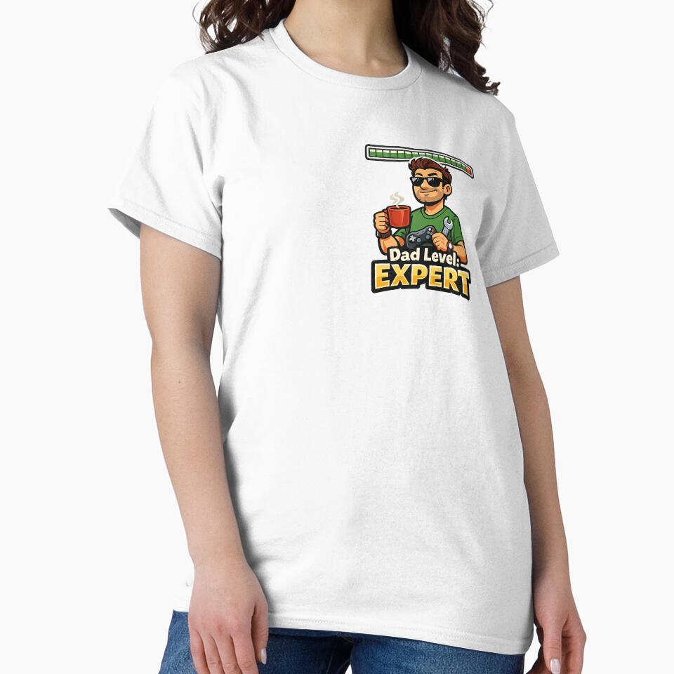Dad Level Expert – Funny Gamer Dad Coffee Design for Father’s Day by MirAgency