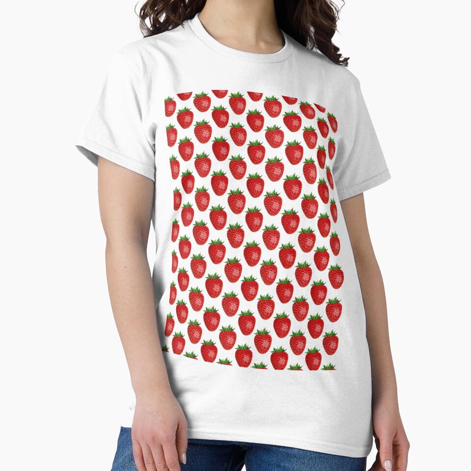 Strawberries Pattern by Foofighter01
