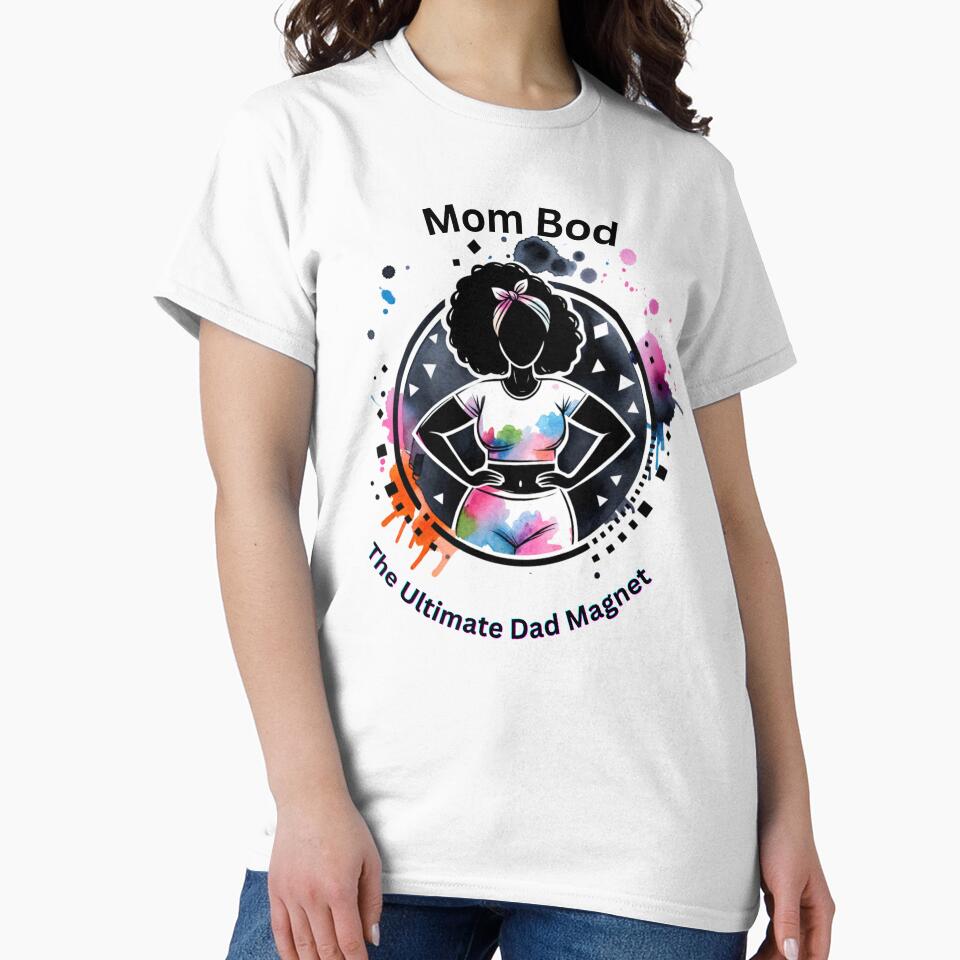 Mom Bod Dad Magnet by LuxTeesNThings