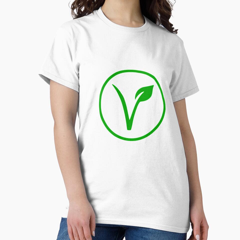 Vegan Symbol, Vegetarian Plant Powered by EarthlyIndigo