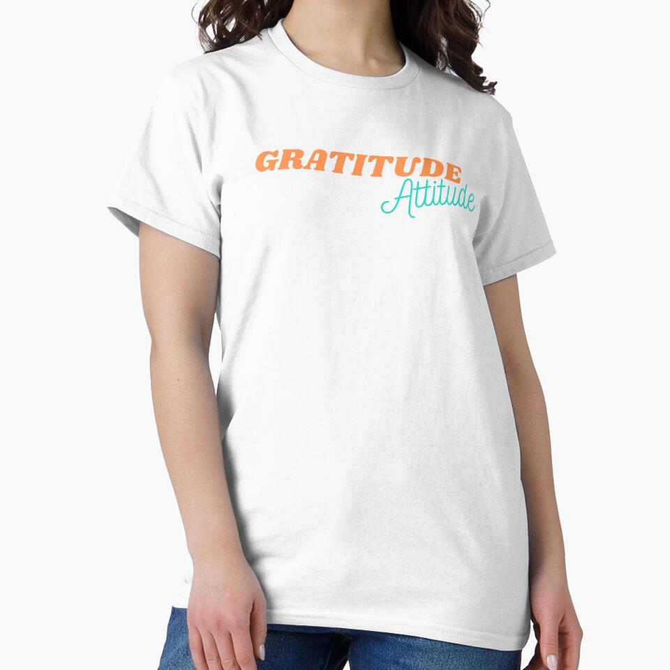Gratitude Attitude word by HMPdesign
