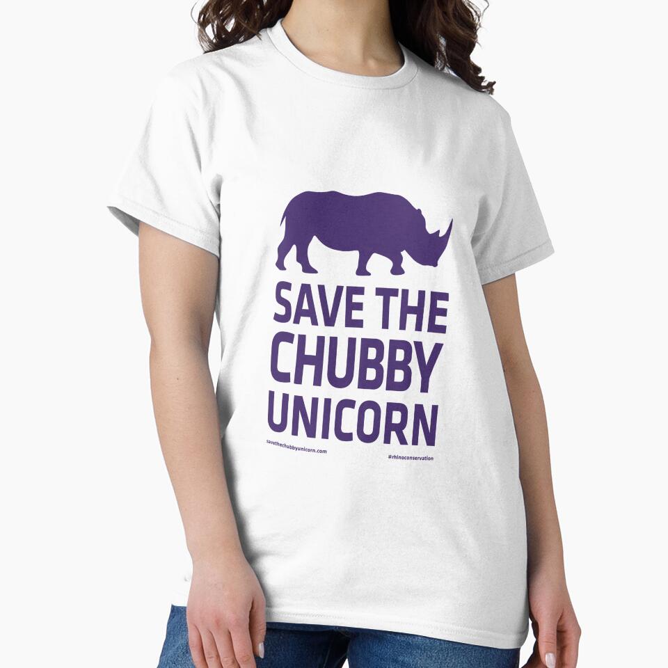 Save The Chubby Unicorn - Purple by Save The Chubby Unicorn #RhinoConservation