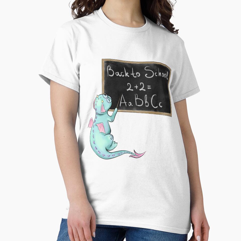 Teacher Dragon Back to School Supplies  Student Education School Materials by CreativeBu