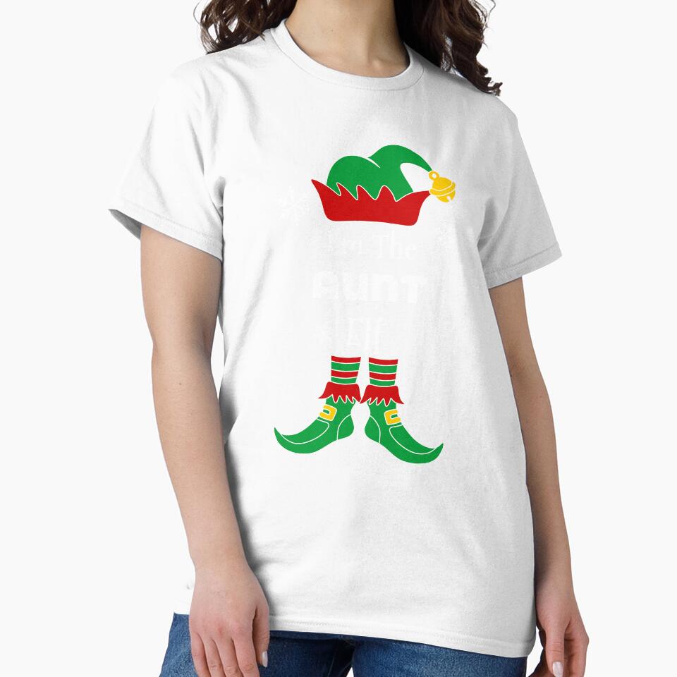 I'm the AUNT Elf Family Matching Christmas Gift by CHday