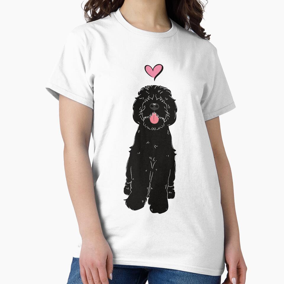 LOVE Black Sheepadoodle by Lulupainting