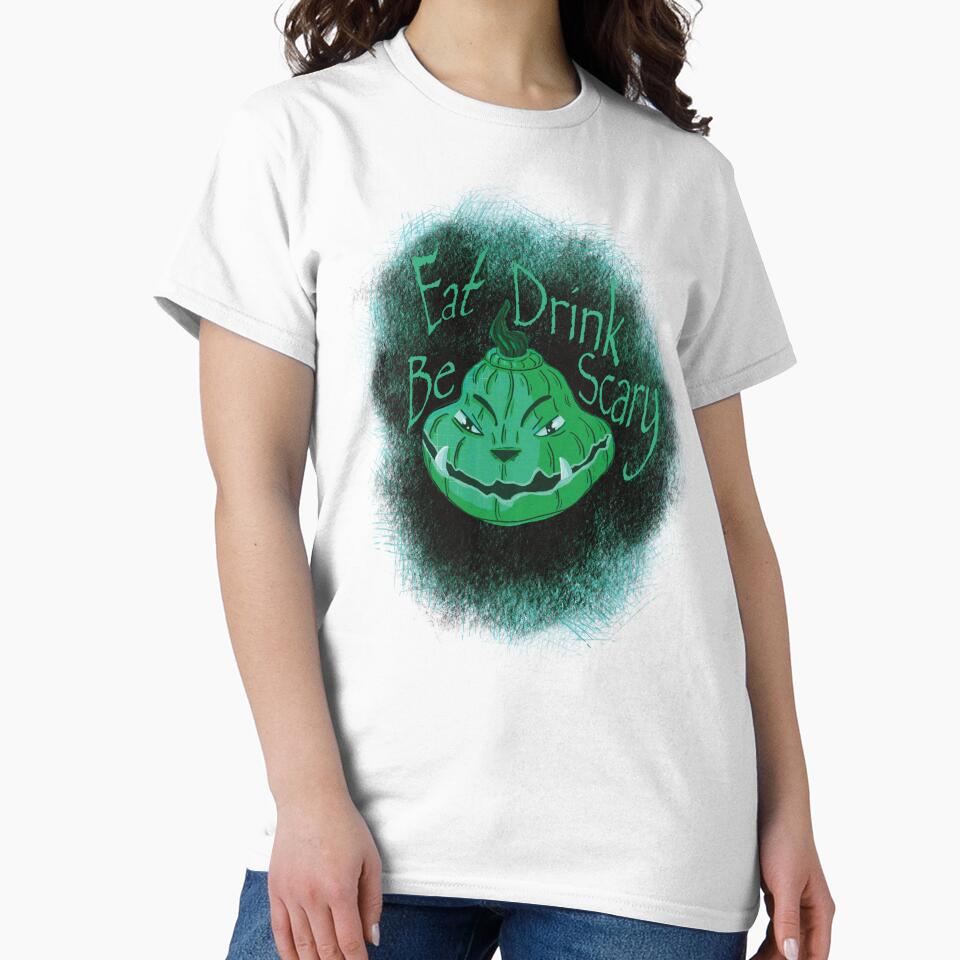 Eat Drink Be Scary Halloween by Xatutik.art