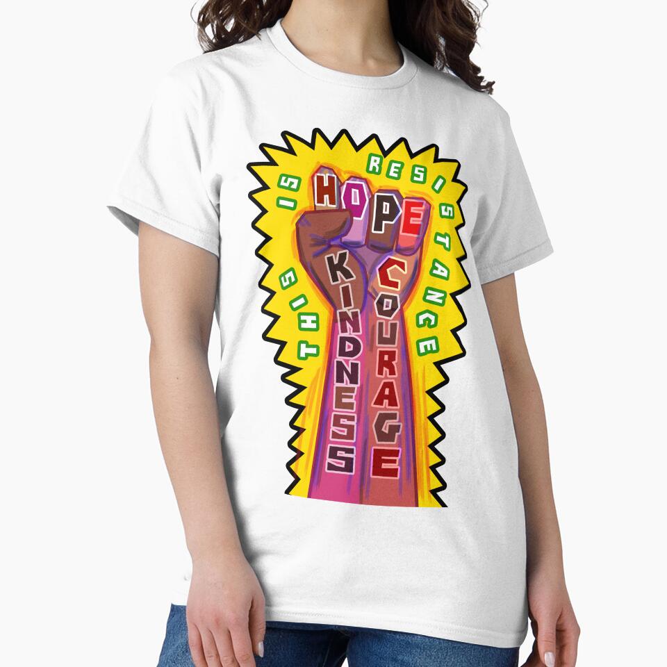Hope Kindness Courage by Mud Company Grafix