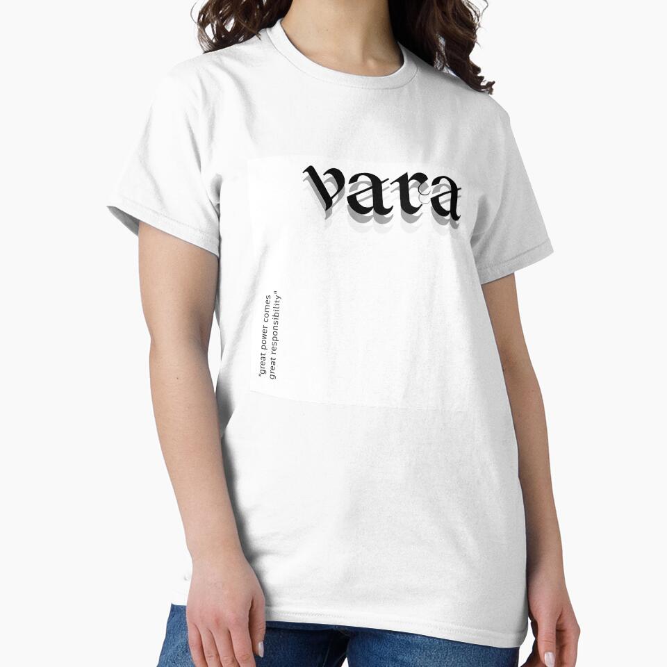 Great Power Comes Great Responsiblity by VARA OFFICIAL