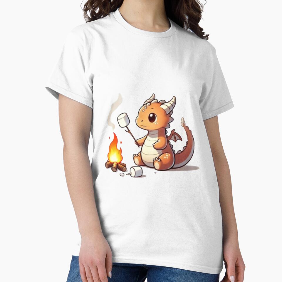 Fire Dragon with Marshmallow by Random 00