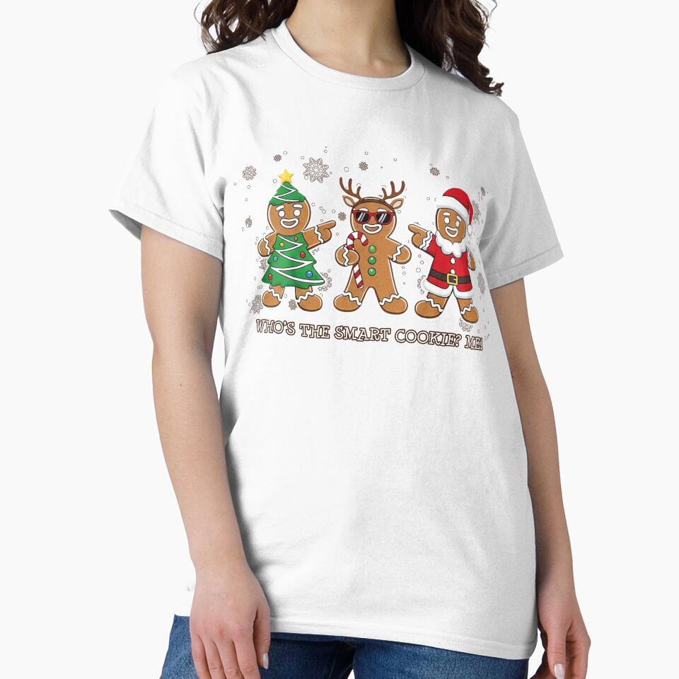Smart Cookie Christmas Squad – Funny Vintage Gingerbread by ArtsMichalShop