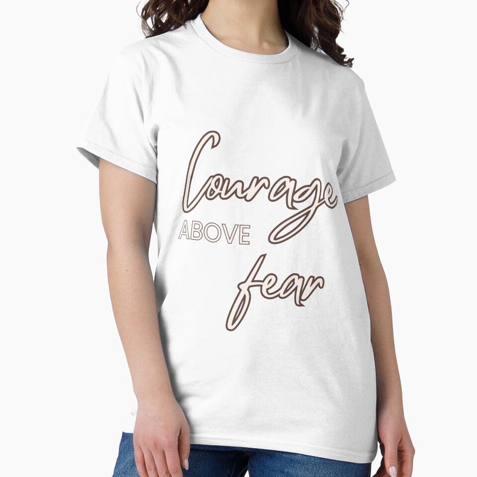 Courage ABOVE Fear by MilabArt