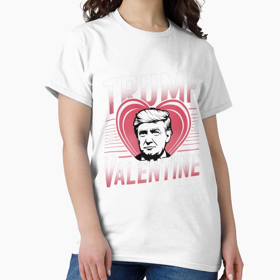 Funny Trump Is My Valentine Ugly Sweaters Trump Valentine by Print_Fuse