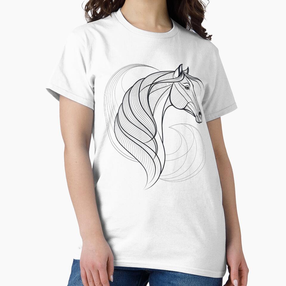 Buckskin Horse Design – Western Horse Art with Cute and Elegant Styles by KivaroArt