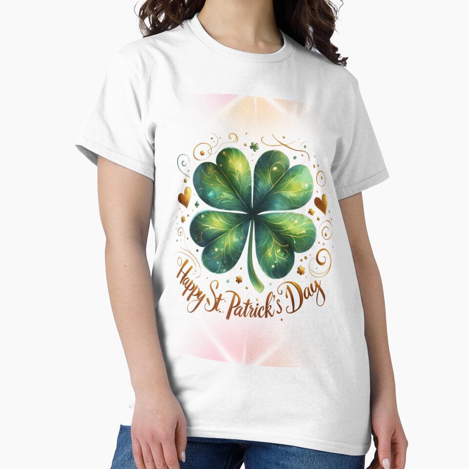 Happy St. Patrick's Day, Happy St. Patrick's Day Gifts and Apparel, Happy St. Patrick's Day T-Shirt, Happy St. Patrick's Day Apron by happiness1000