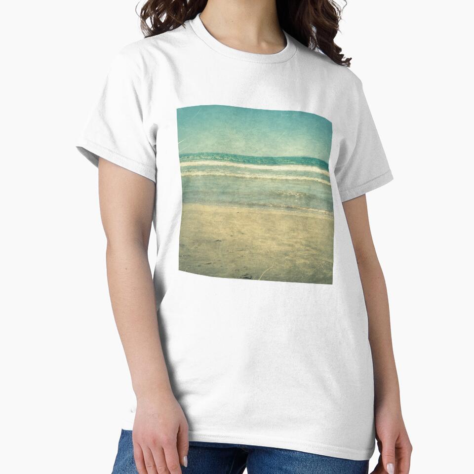 Abstract beach vintage aesthetic seascape background by by-jwp