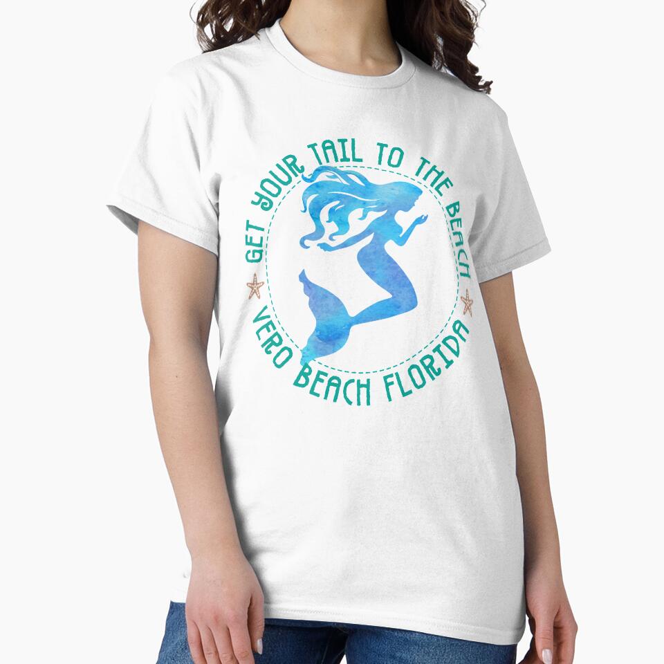 Vero Beach Florida Funny Mermaid by Futurebeachbum