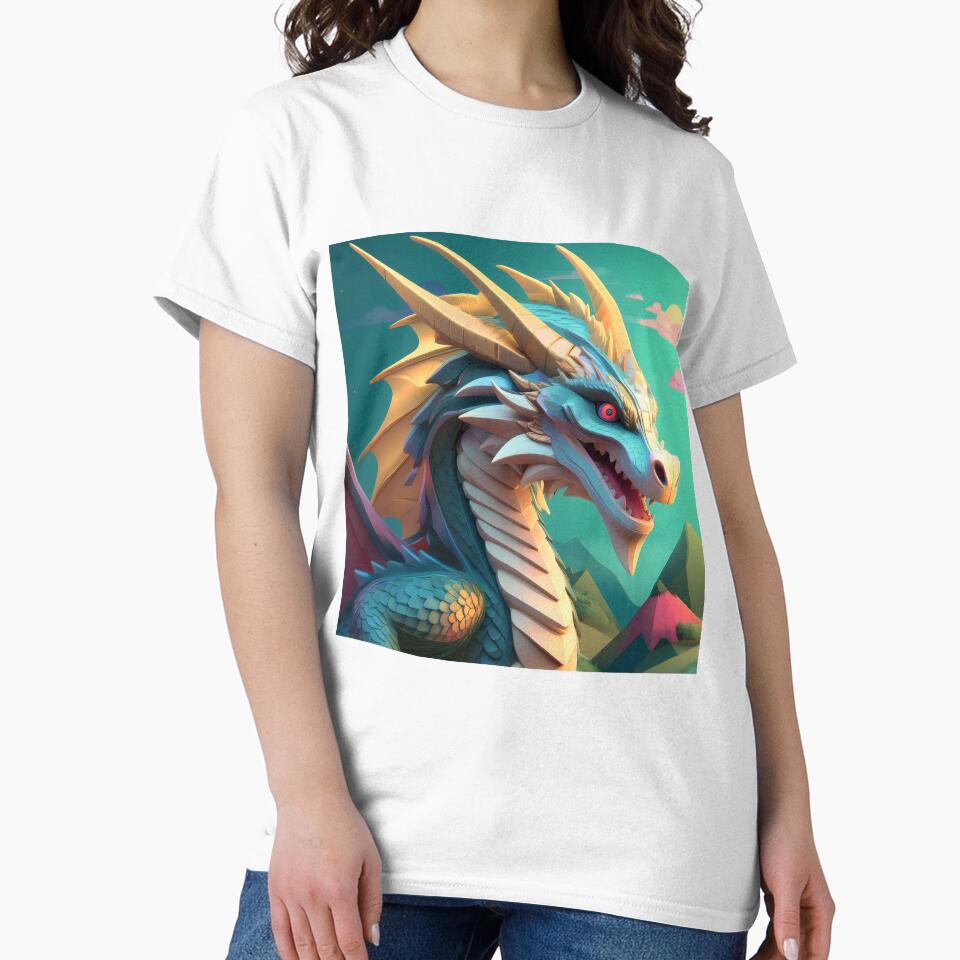Green cartoon dragon by BAR DEC
