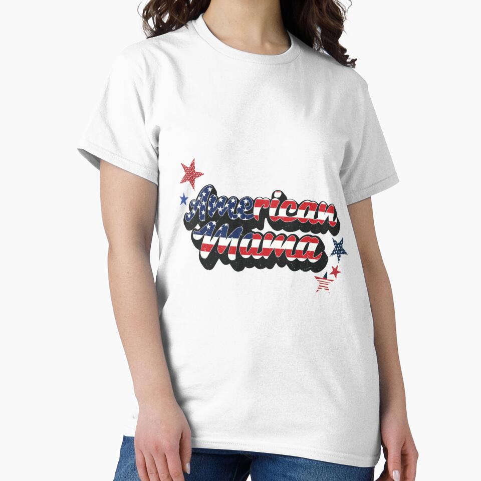 American Mama 4th Of July Independence Day by Taseen Alam