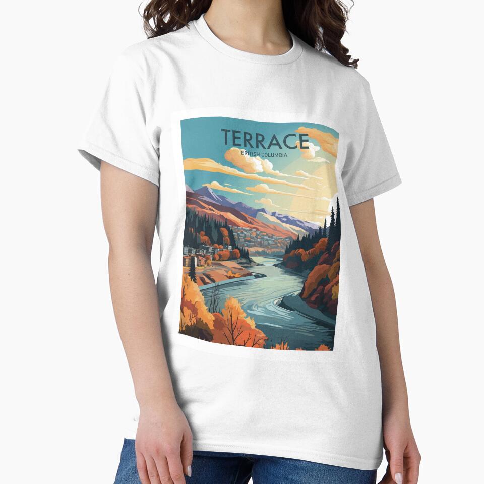 Terrace, British Columbia Wall Art by MarkedArtPrints