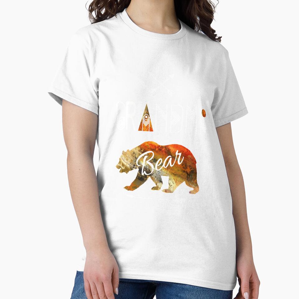 Grandma Bear Rustic Tribal Brown Family Vacation & Camping Gift by Sapphire Star