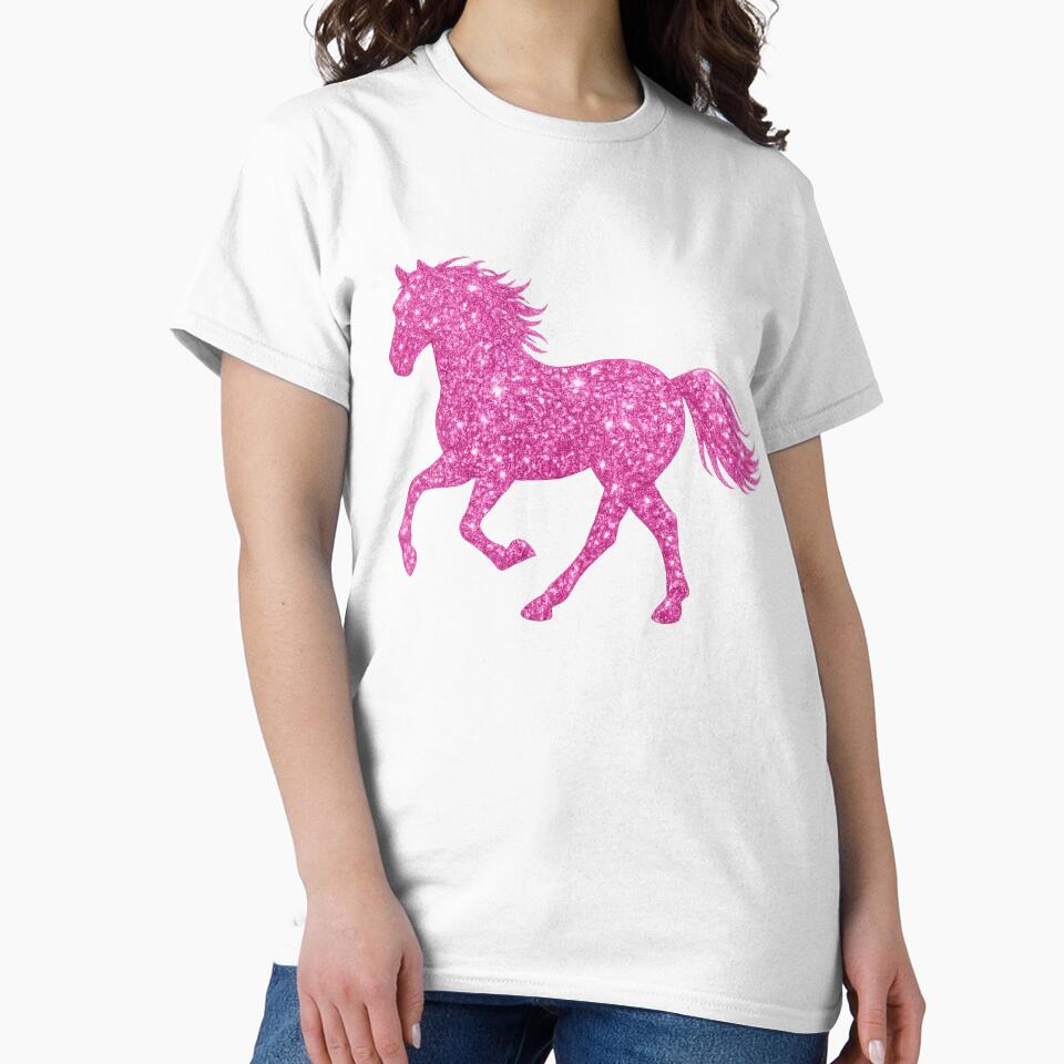 Pink Glitter Horse by OTSC