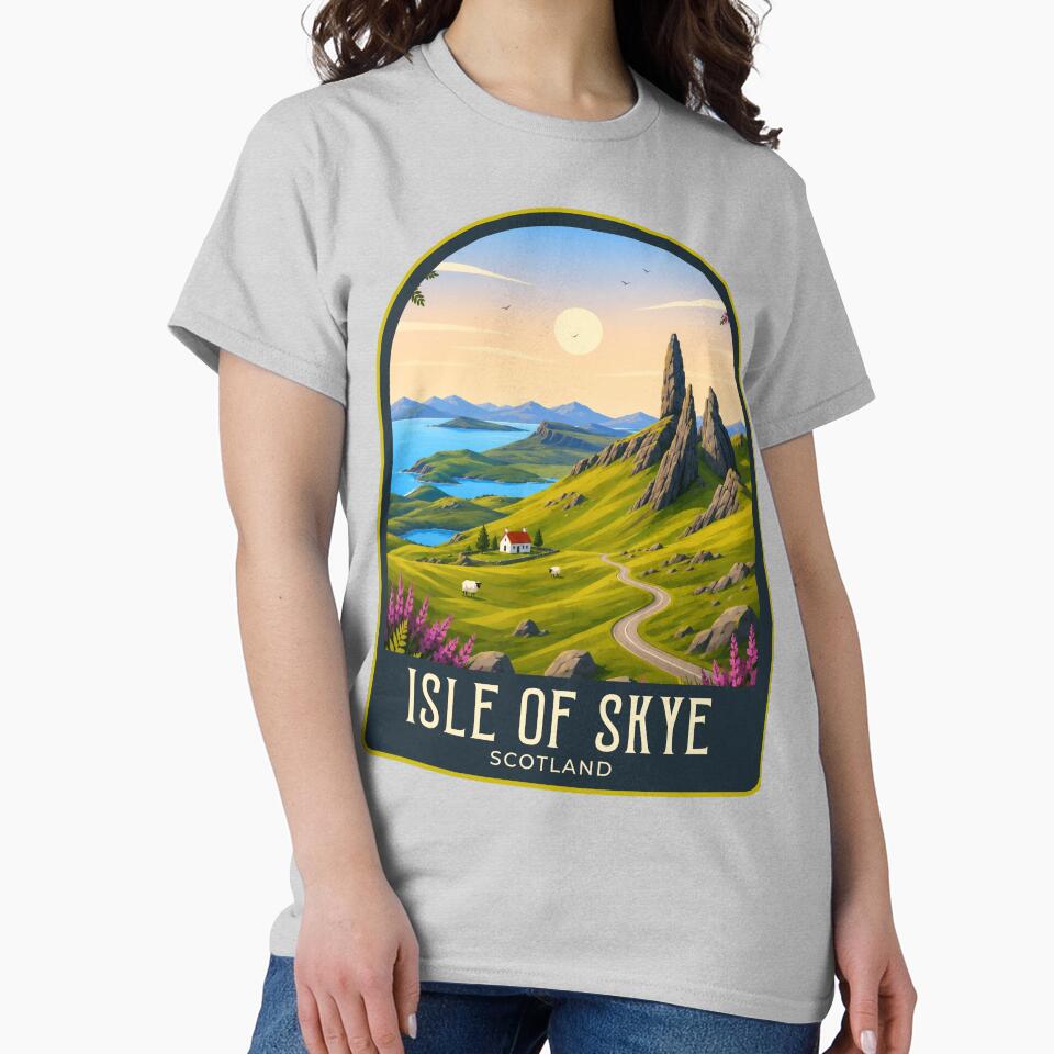 Isle of Skye Vintage Travel Illustration by HomeLivingCo