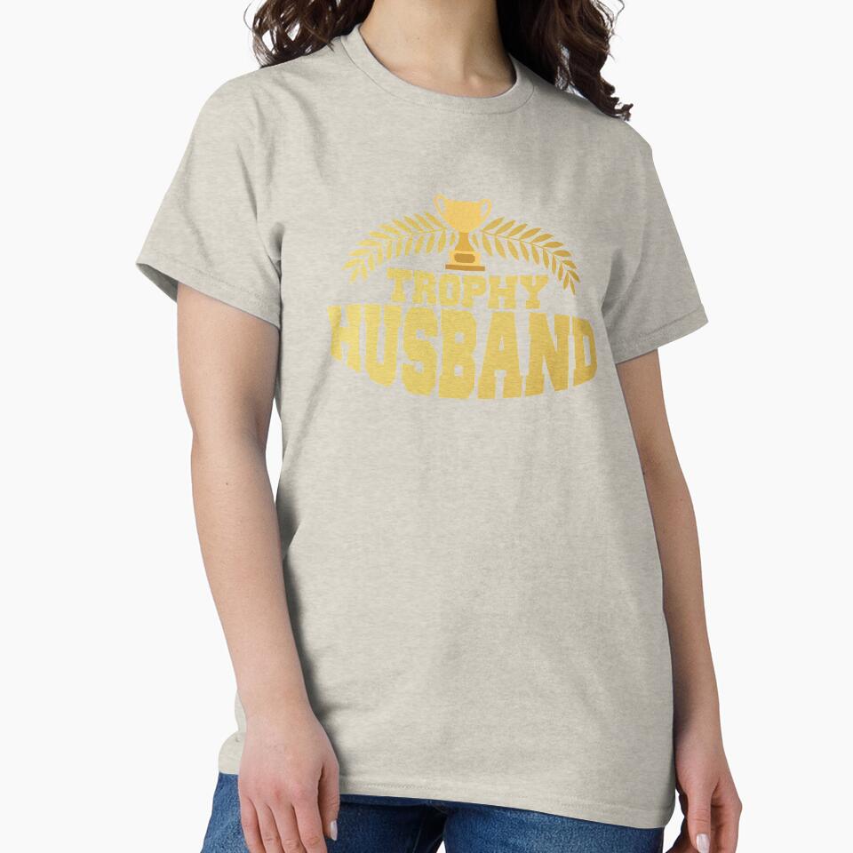 Cute & Funny Trophy Husband Proud Wife by perfectpresents