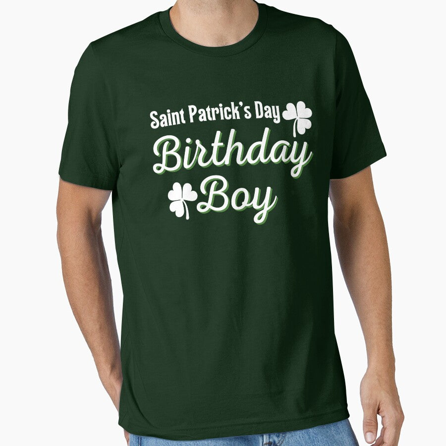 St Patricks Birthday Day Lucky Birthday Lucky Boy Gift for Men and Boys Saint Patrick's Day St Patricks Day Birthday by EyanShop