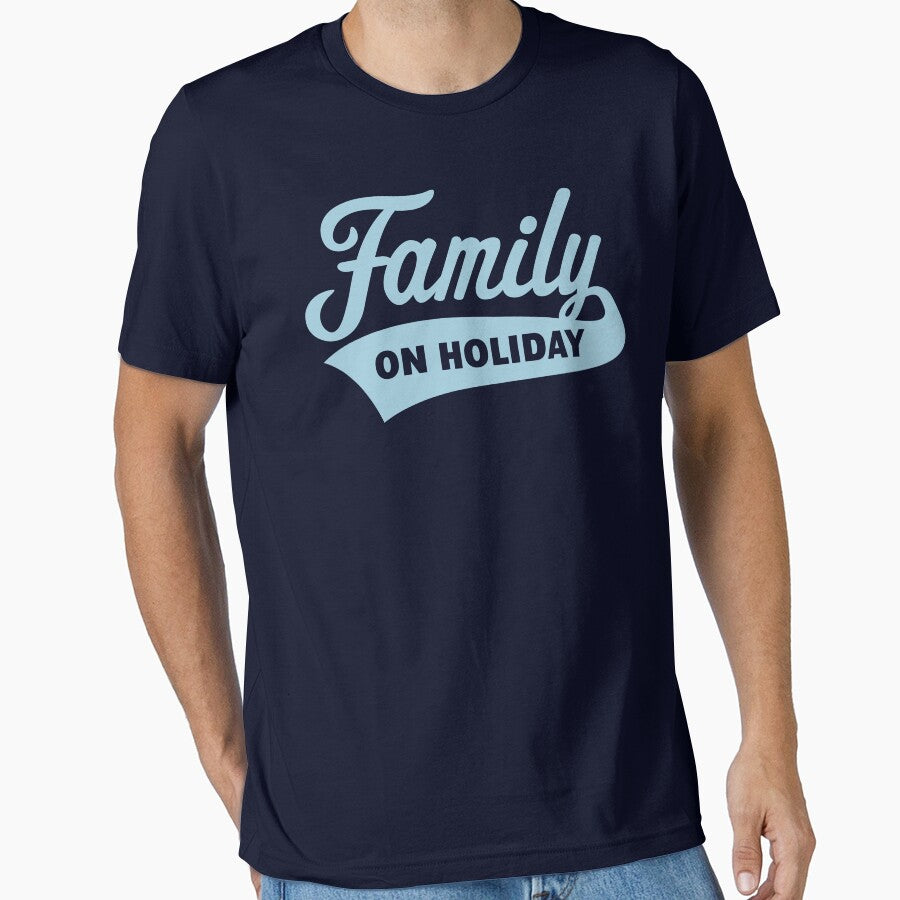 Family On Holiday (Family Vacation / Sky Blue) by MrFaulbaum