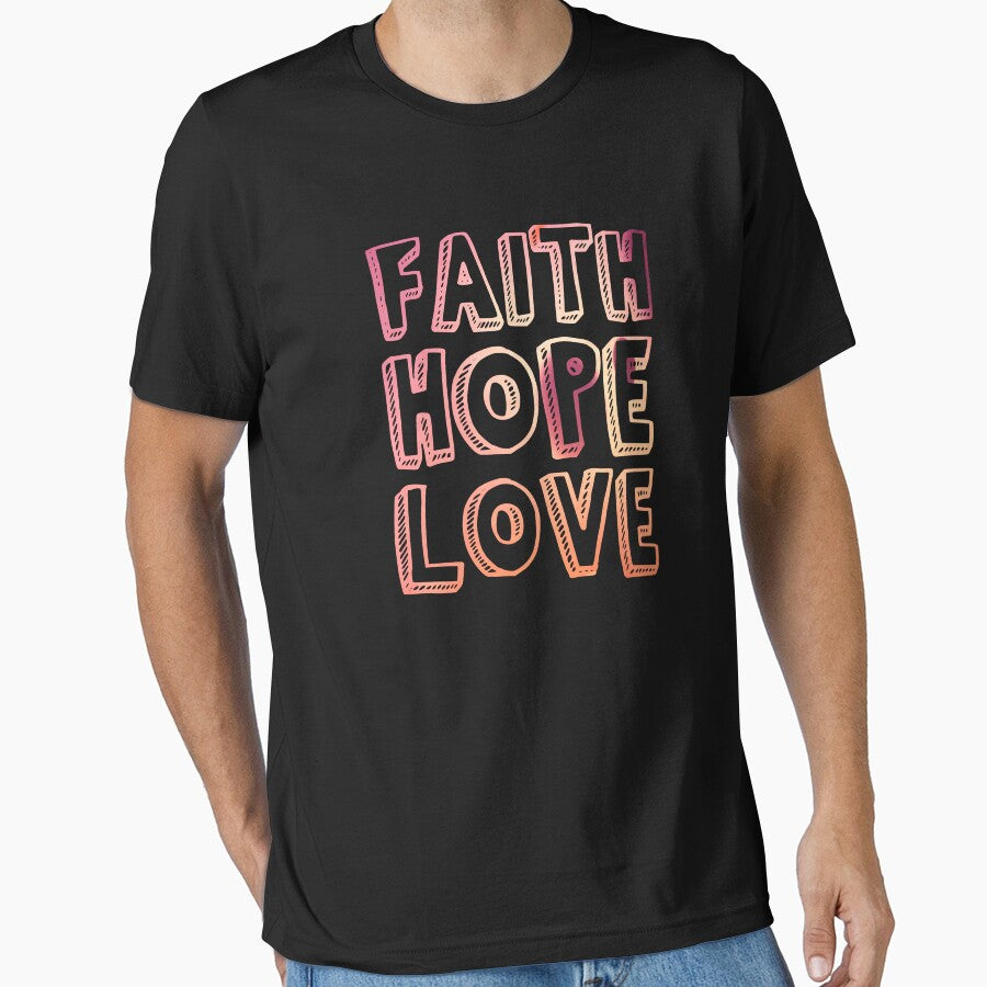 Faith Hope Love Graphic by SpiritualVision