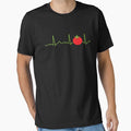 Tomato - heart line, heartbeat, pulse, cardio, EKG by Mohja-Design