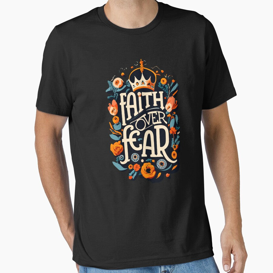 Faith Over Fear Floral by SpiritualVision