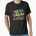 Super Daddio Funny Dad Gamer Father's Day by ViktoonShirts